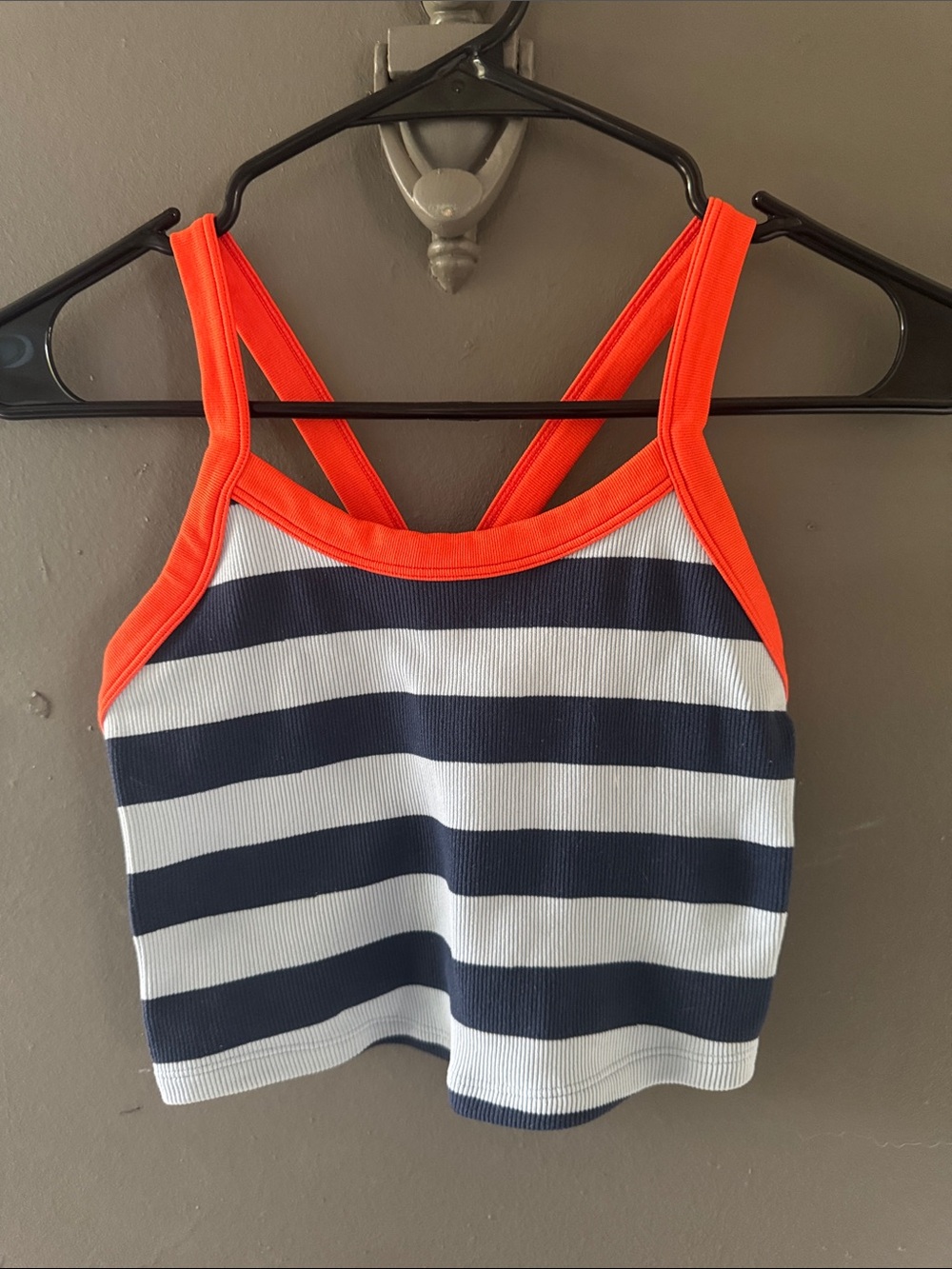 Flirty striped top